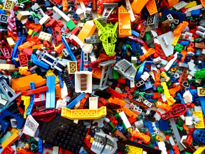 pillar page content chaos lego bricks